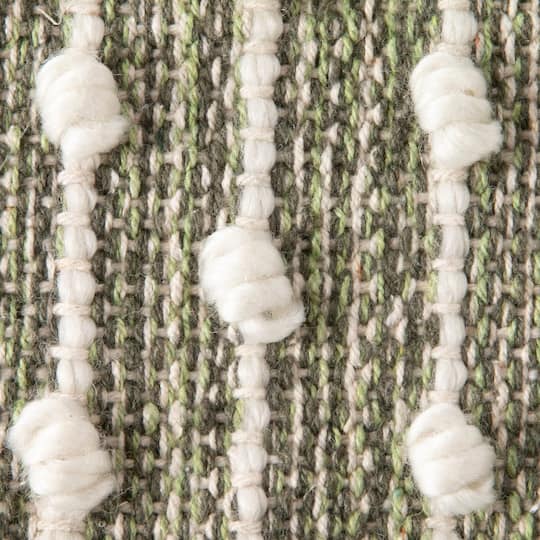 DII® Antique Green Recycled Cotton Loop Rug, 2ft. x 3ft.